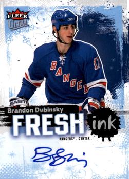 2008-09 Ultra - Fresh Ink #FI-BD Brandon Dubinsky  Front
