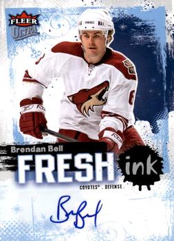 2008-09 Ultra - Fresh Ink #FI-BE Brendan Bell  Front