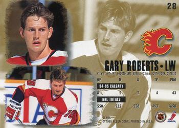 1995-96 Ultra #28 Gary Roberts Back