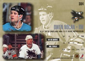 1995-96 Ultra #304 Owen Nolan Back