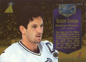 1995-96 Zenith - Z-Team #16 Brendan Shanahan Back