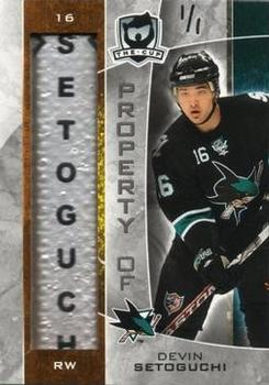 2008-09 Upper Deck The Cup - Property Of #PO-DS Devin Setoguchi  Front