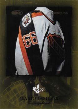 1996-97 Donruss Canadian Ice - Mario Lemieux Scrapbook #6 Mario Lemieux Front
