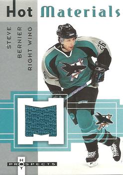 2005-06 Fleer Hot Prospects - Hot Materials #HM-SB Steve Bernier Front