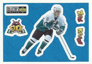 1996-97 Collector's Choice - Stick-Ums #S14 Paul Kariya Front