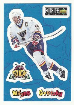 1996-97 Collector's Choice - Stick-Ums #S1 Wayne Gretzky Front