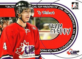 2005-06 In The Game Heroes and Prospects - Team Cherry #TC-01 Ty Wishart Front