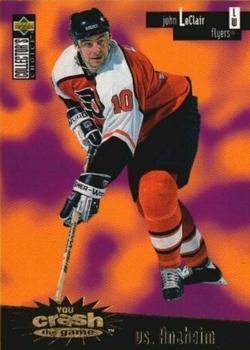 1996-97 Collector's Choice - You Crash the Game Gold #C12 John LeClair Front