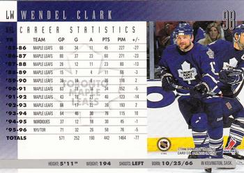 1996-97 Donruss #98 Wendel Clark Back