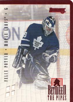 1996-97 Donruss - Between the Pipes #10 Felix Potvin Front