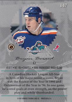 1996-97 Donruss Elite #147 Bryan Berard Back