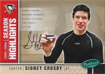 2005-06 Parkhurst - Facsimile Autographs #586 Sidney Crosby Front