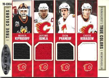 2005-06 Parkhurst - True Colors #TC-EDCA Chris Pronger / Jarome Iginla / Ryan Smyth / Shawn Horcoff / Chuck Kobasew / Ales Hemsky / Miikka Kiprusoff / Dion Phaneuf Back