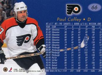 1996-97 Flair #66 Paul Coffey Back