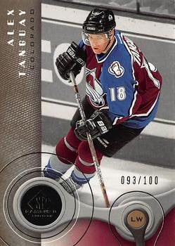 2005-06 SP Game Used - Gold #25 Alex Tanguay Front