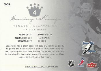 2005-06 Ultra - Scoring Kings #SK39 Vincent Lecavalier Back