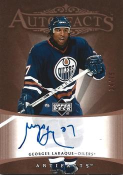 2005-06 Upper Deck Artifacts - Auto Facts Copper #AF-GL Georges Laraque Front