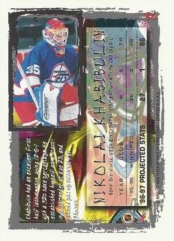1996-97 Fleer NHL Picks #86 Nikolai Khabibulin Back