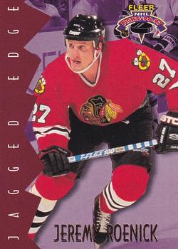 1996-97 Fleer NHL Picks - Jagged Edge #10 Jeremy Roenick Front