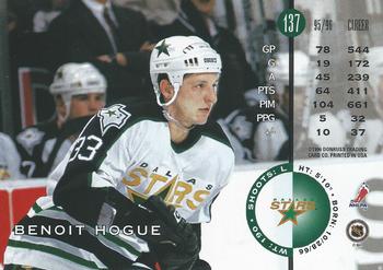 1996-97 Leaf #137 Benoit Hogue Back