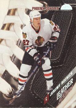 1996-97 Leaf - Leather & Laces #13 Jeremy Roenick Front