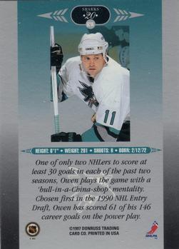 1996-97 Leaf Limited #20 Owen Nolan Back