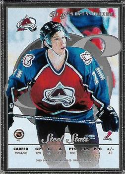 1996-97 Leaf Preferred - Steel #60 Peter Forsberg Back