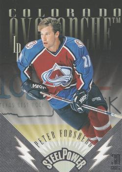 1996-97 Leaf Preferred - Steel Power #6 Peter Forsberg Front