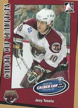 2006-07 In The Game Heroes and Prospects - Calder Cup Champions #CC-11 Joey Tenute  Front