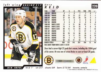 1996-97 Score #220 Dave Reid Back