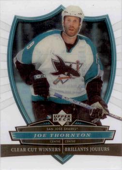 2006-07 Upper Deck McDonald's - Clear Cut Winners #CC8 Joe Thornton  Front