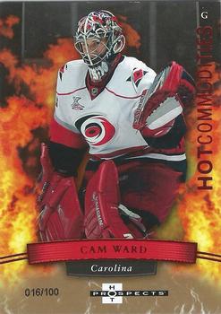 2007-08 Fleer Hot Prospects - Red Hot #107 Cam Ward Front