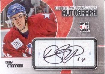 2007-08 In The Game Heroes and Prospects - Autographs #A-DS1 Drew Stafford  Front
