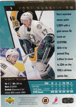 1996-97 SP #3 Jari Kurri Back