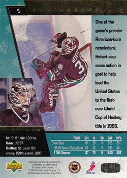 1996-97 SP #5 Guy Hebert Back