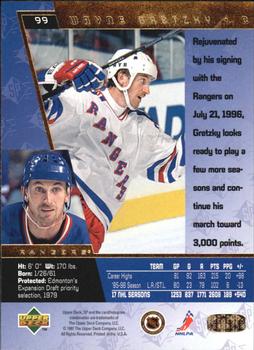 1996-97 SP #99 Wayne Gretzky Back