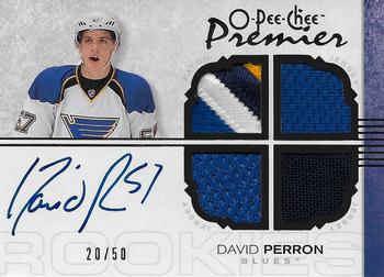 2007-08 O-Pee-Chee Premier - Gold #113 David Perron Front