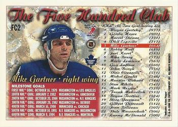 1996-97 Topps NHL Picks - The 500 Club #FC2 Mike Gartner Back