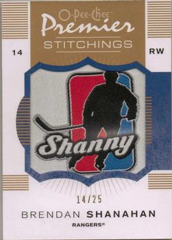 2007-08 O-Pee-Chee Premier - Stitchings 25 #PS-BS Brendan Shanahan  Front