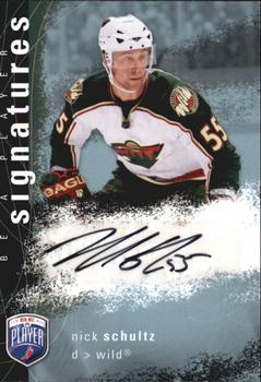 2007-08 Upper Deck Be a Player - Signatures #S-NS Nick Schultz Front