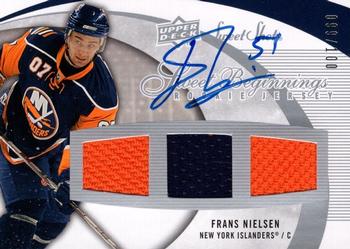 2007-08 Upper Deck Sweet Shot - Rookie Jerseys Autographs #123 Frans Nielsen  Front