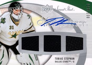 2007-08 Upper Deck Sweet Shot - Rookie Jerseys Autographs #146 Tobias Stephan  Front