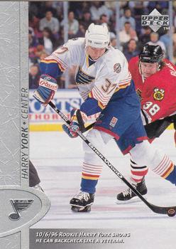 1996-97 Upper Deck #329 Harry York Front