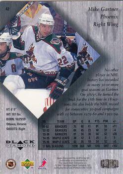 1996-97 Upper Deck Black Diamond #42 Mike Gartner Back