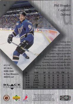 1996-97 Upper Deck Black Diamond #96 Phil Housley Back