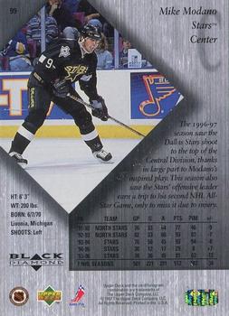 1996-97 Upper Deck Black Diamond #99 Mike Modano Back