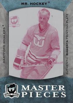 2007-08 Upper Deck The Cup - Printing Plates Magenta #M-58 Gordie Howe  Front