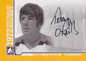 2009-10 In The Game 1972 The Year In Hockey - Autographs #A-TO Terry O'Reilly  Front