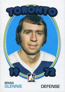 2009-10 In The Game 1972 The Year In Hockey - Blank Backs #26 Brian Glennie  Front