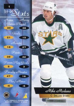 1996-97 Zenith #1 Mike Modano Back